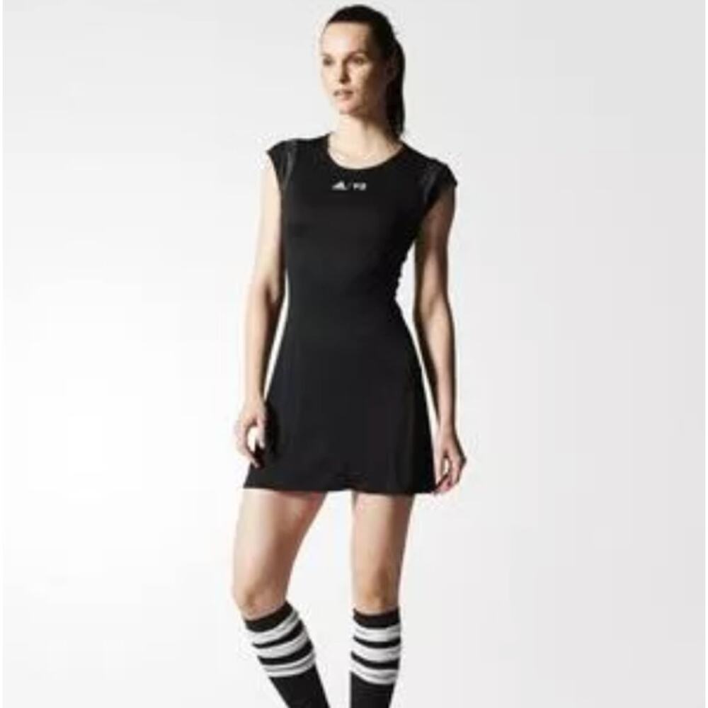 Adidas Womens Y-3 Roland Garros Dress Black Size S